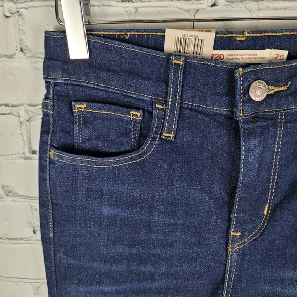 LEVI'S | 720 High Rise Super Skinny stretch jeans - Picture 4 of 10